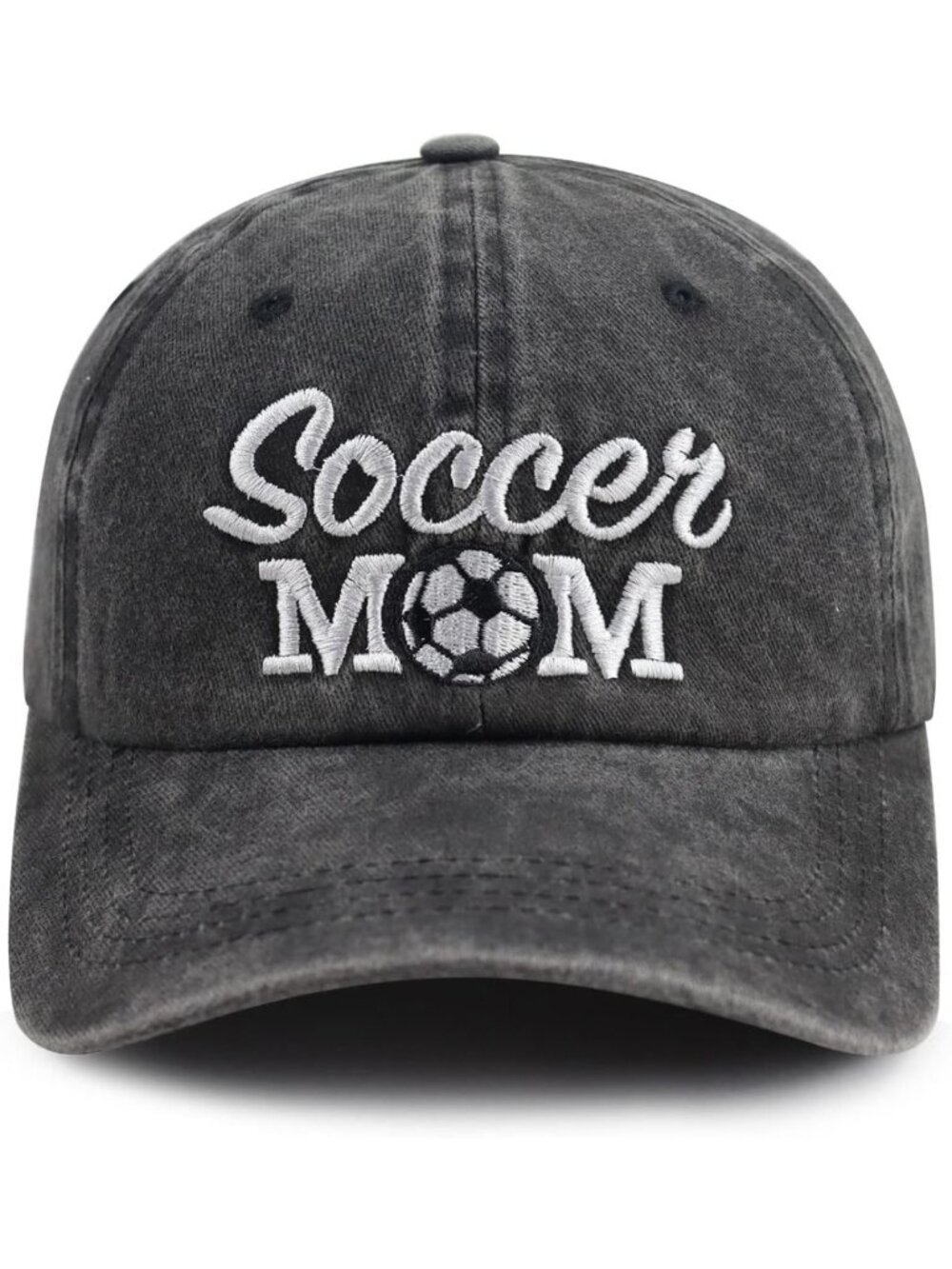Funny Embroidered Mom Hat - Soccer, Football & Baseball Cap for Women